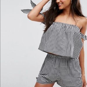 ASOS Gingham Two Piece Set